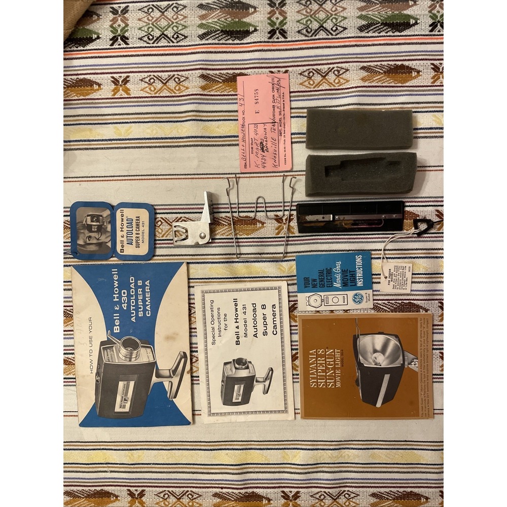 Bell & Howell‎ Autoload Super 8 Model 430 – Vintage Film Camera Extras Parts